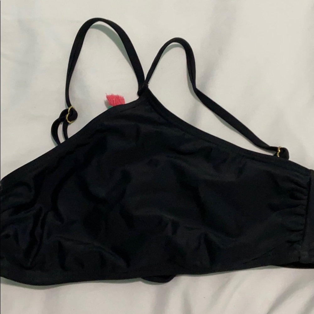 Black swim top